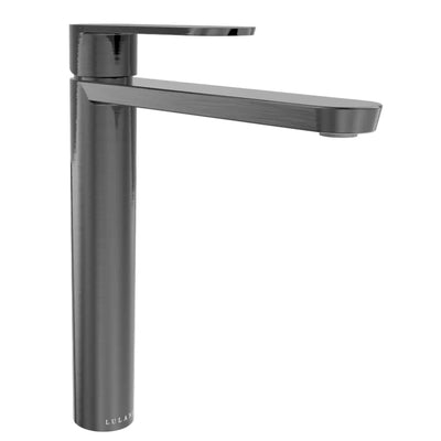 Yasawa Stainless Steel 1 Handle Vessel Sink Bathroom Faucet with drain assembly in Gun Metal finish