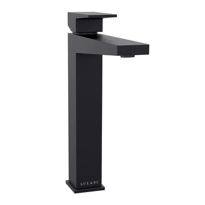 Boracay - Vessel Style Bathroom Faucet with drain assembly Matte Black