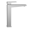 Boracay 1 Handle Vessel Sink Brass Bathroom Faucet with drain assembly in Brushed Nickel finish