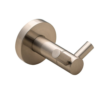 Robe Hook in St. Lucia Collection Robe Hook, Brushed Nickel Finish | Lulani Faucet Company finish