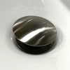 Bathroom sink pop-up drain with-out overflow (Large Top) Brushed Nickel