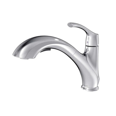 Open Box - Maldives, Low Profile Pull-Out Kitchen Faucet in Brushed Nickel finish