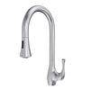Open Box - Yasawa, Pull-Down Kitchen Faucet in Brushed Stainless finish