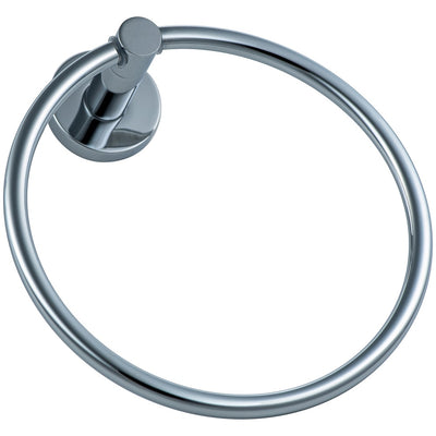 Hand towel ring in St. Lucia Collection - Chrome Hand Towel Ring | Lulani finish
