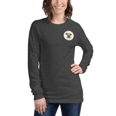 Lightweight Long Sleeve Tee in Charcoal Gray finish