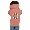 Premium Hoodie with front pocket in Salmon finish