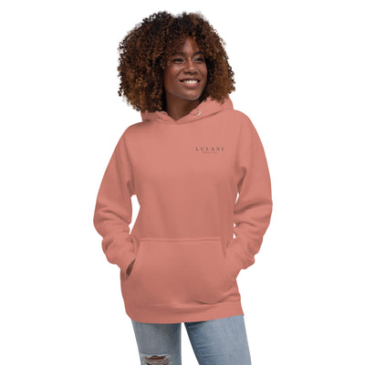 Premium Hoodie with front pocket in Salmon finish